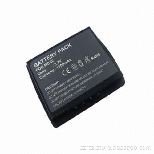 Lithium-ion Battery for Symbol MC50, 1,600/3,600mAh Capacity, 3.7V Voltage